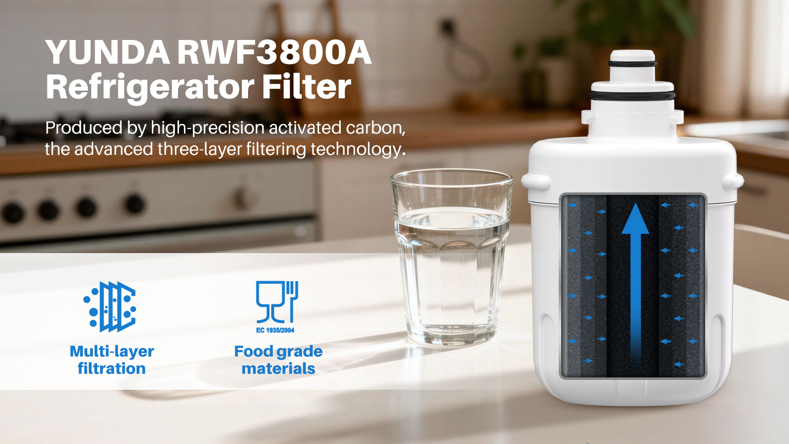 GE Refrigerator Water Filter MXRC - YUNDA FILTER