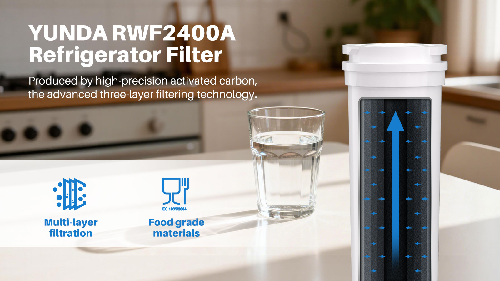 Fisher & Paykel Refrigerator Water filter 836848