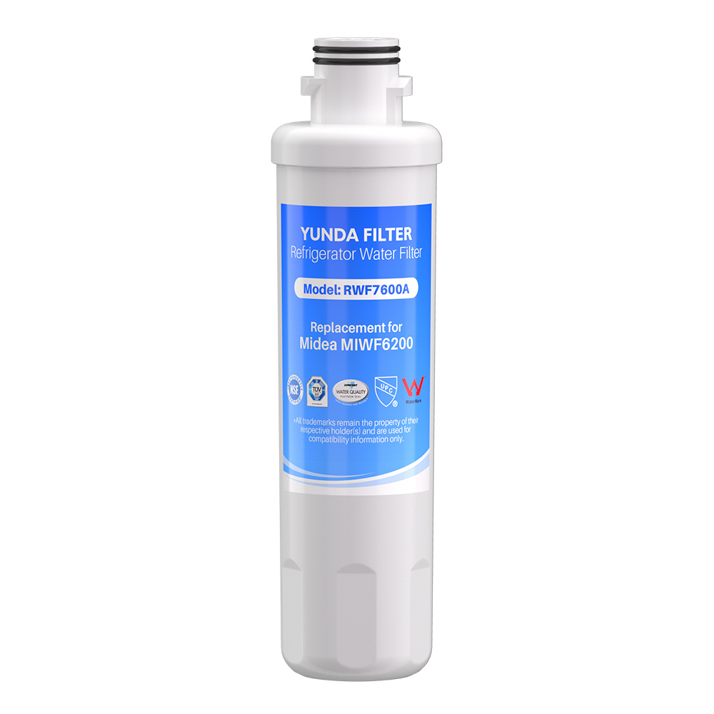  YUNDA RWF7600A Fits for Midea MIWF6200 Refrigerator Filter