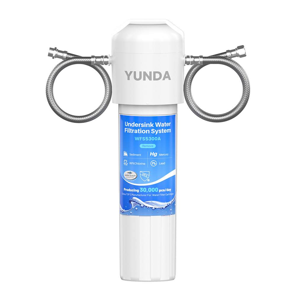 YUNDA WFS5300A 0.5 Micron 22K Gallons Under Sink Water Filter System